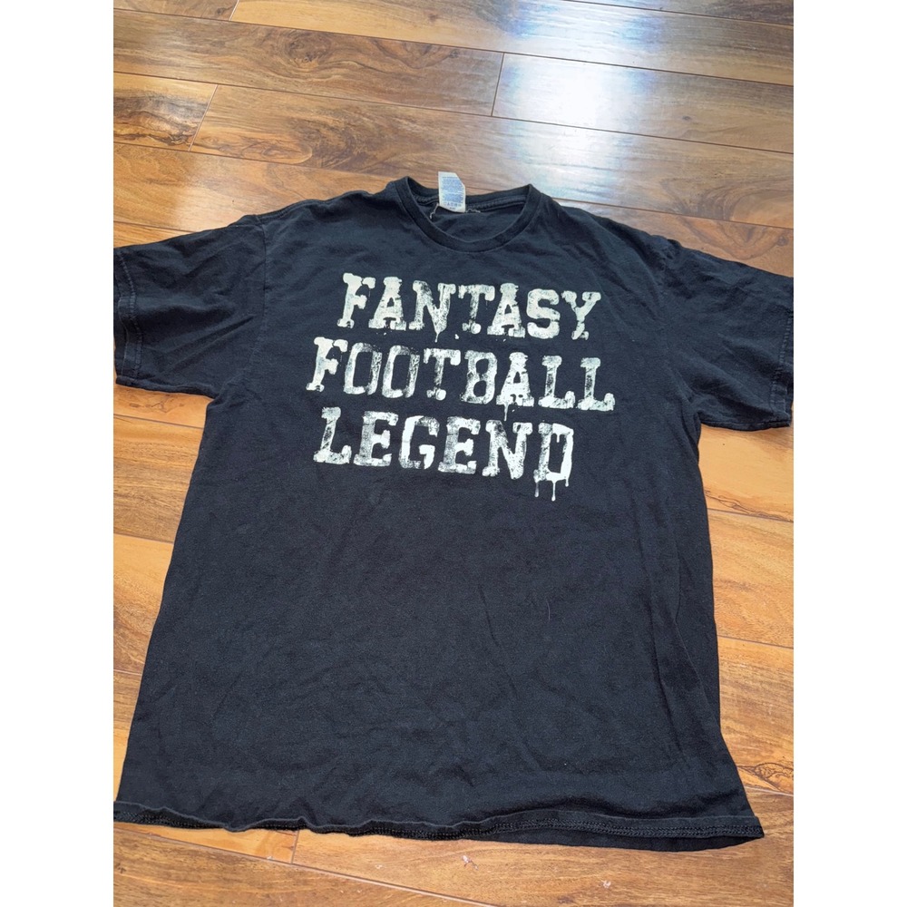 Delta‎ Pro Weight Mens Fantasy Football Legend Graphic T-Shirt Black Large
